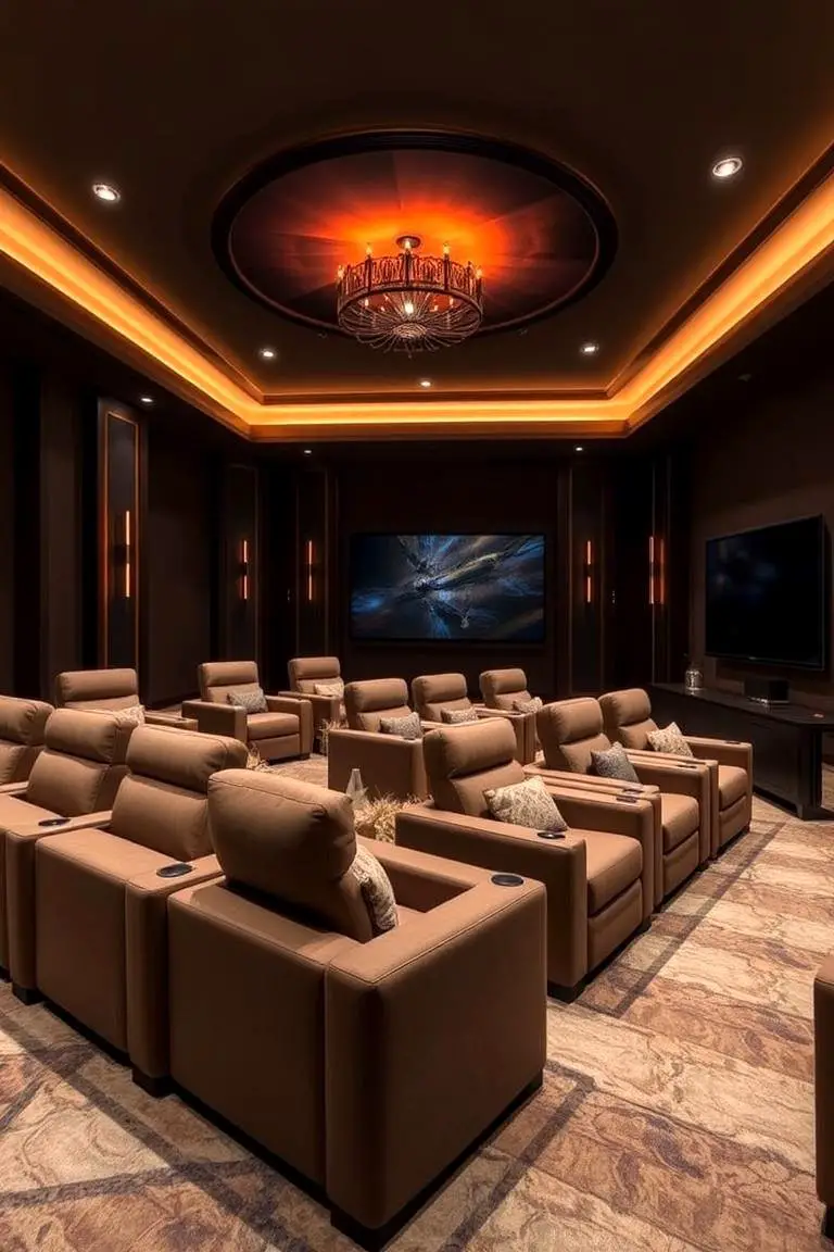 Luxurious Home Theater
