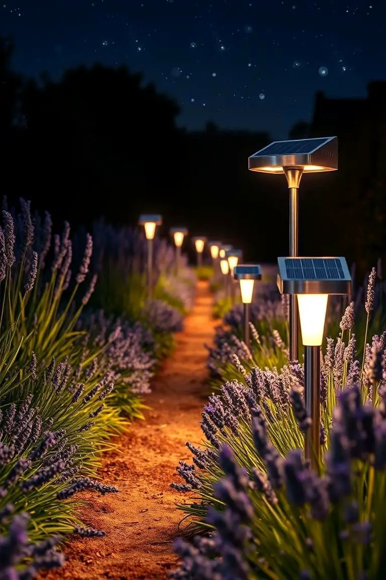 Solar-Powered Garden Lights