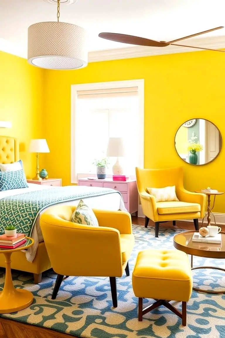 Vibrant Yellow Furniture