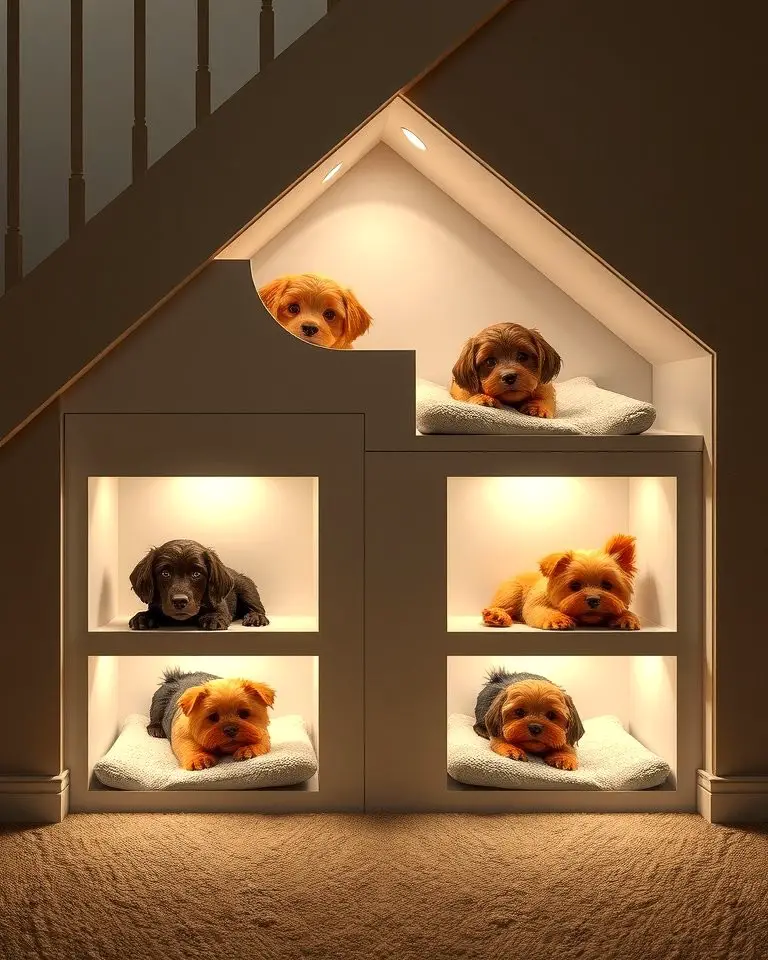 Under-Stairs Dog Nook