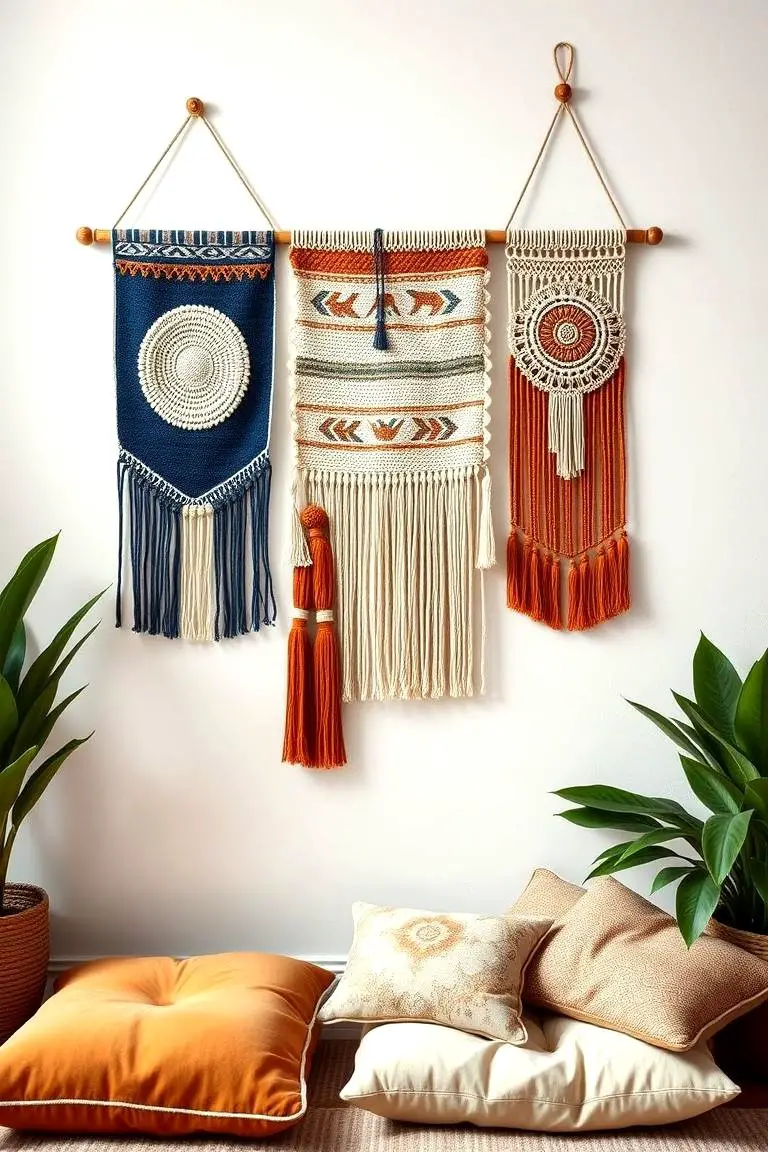 Bohemian Textile Wall Hangings