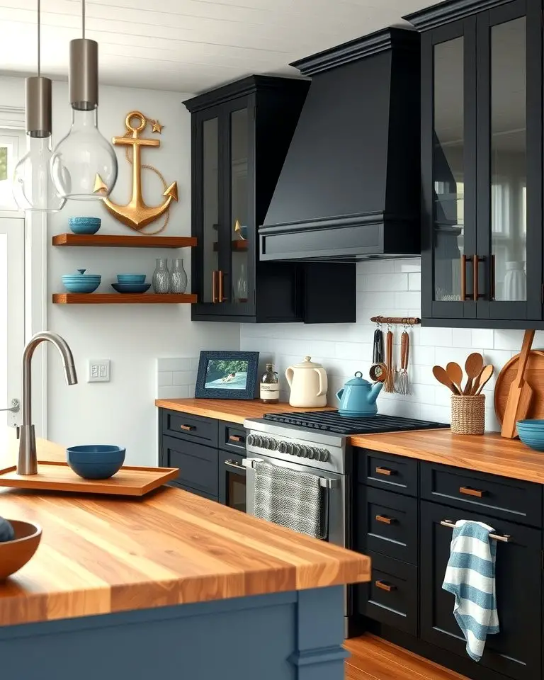 Coastal-Inspired Contrast