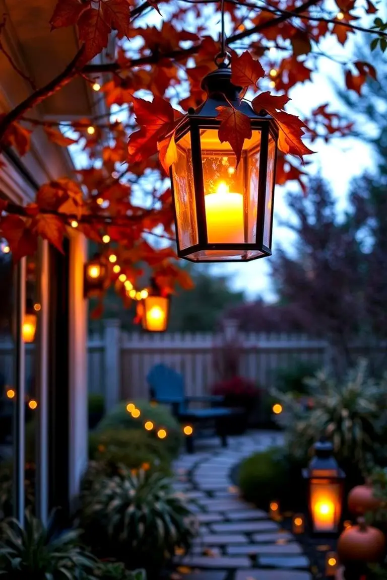 Autumn Lantern Accents