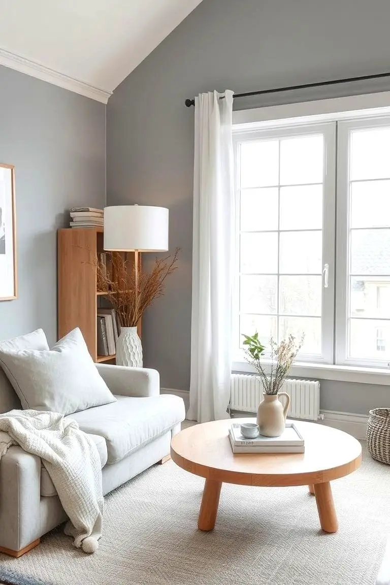 Scandinavian Serenity: Subtle Blue-gray Tones