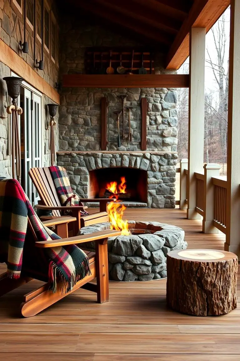 Rustic Retreat Veranda