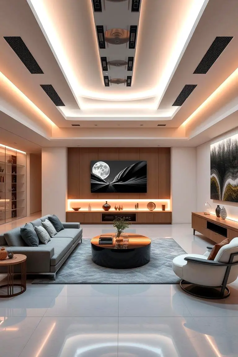 Tech-Integrated Living Space
