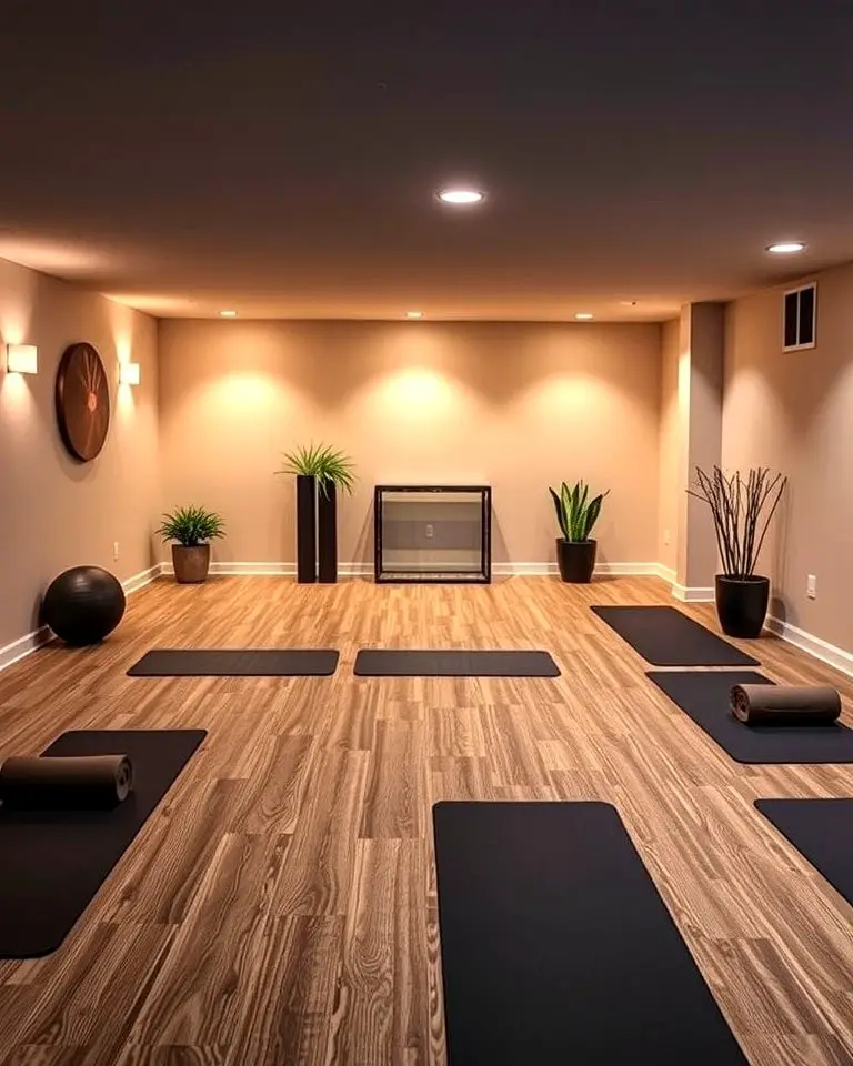 Designated Yoga and Stretching Area