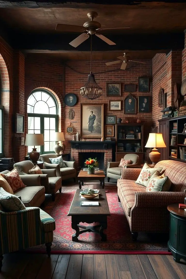 Vintage Eclectic Family Room