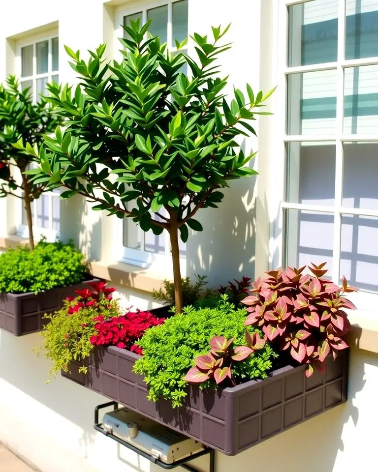 Window Boxes for Small Trees
