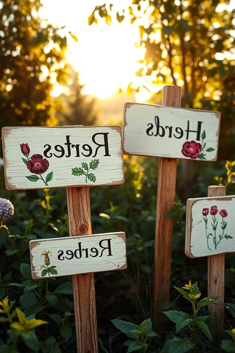 Customized Garden Signage