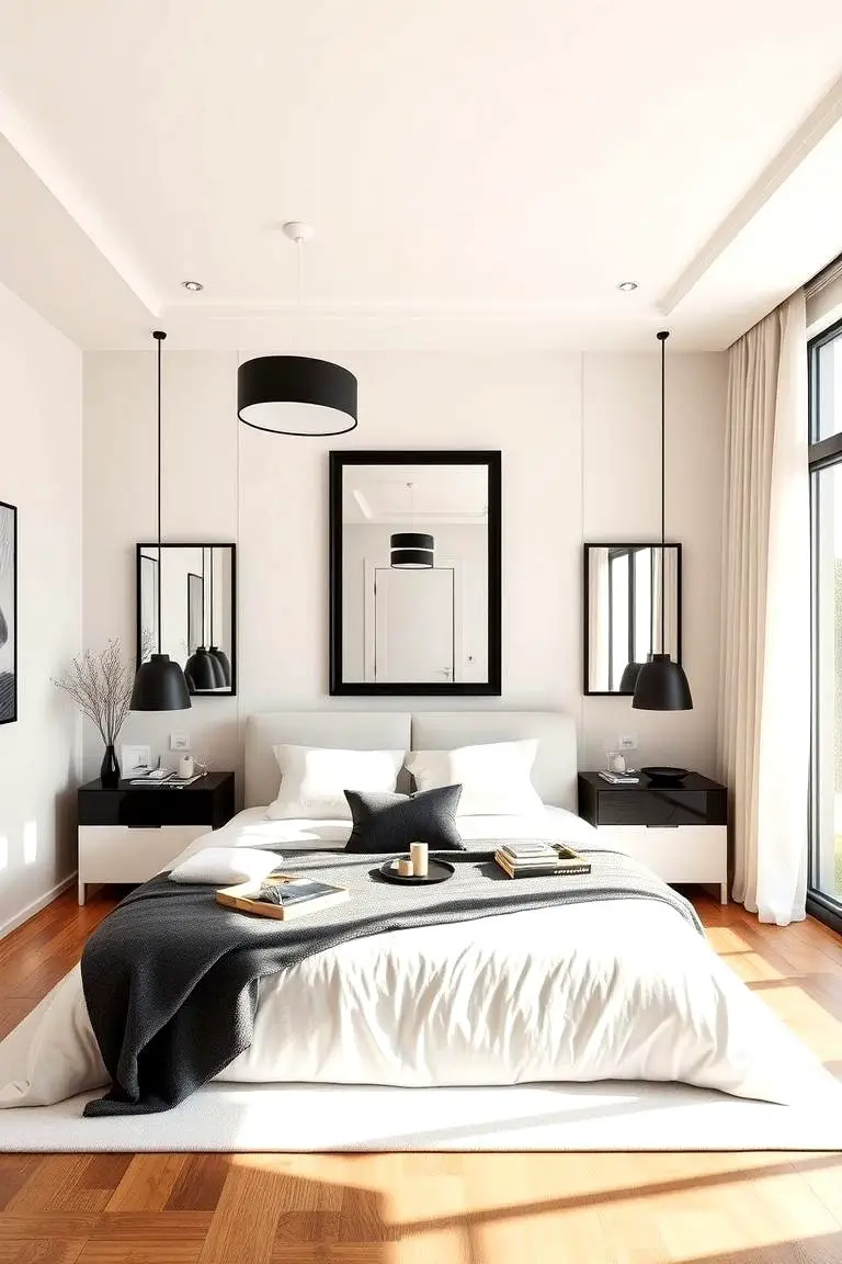 Creamy Elegance with Black Accents