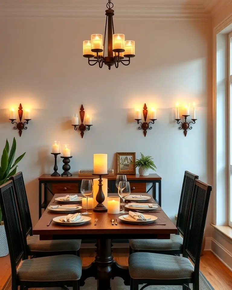 Wall-Mounted Candle Holders