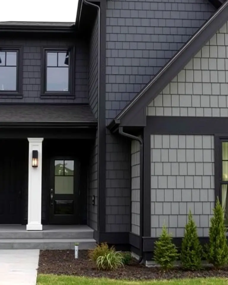 Sleek Sophistication with Gray and Black