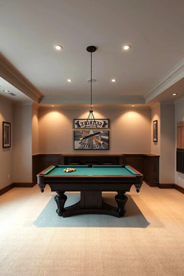 Pool Table & Billiards Room