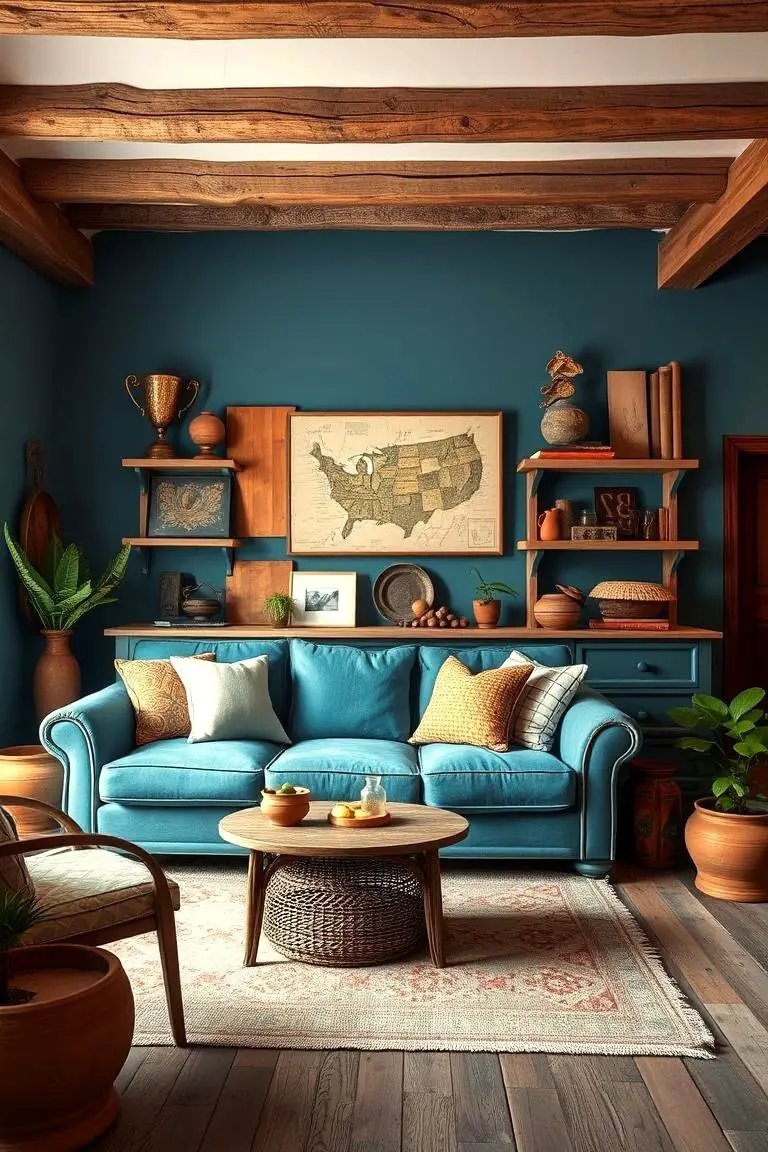 Blue Rustic Charm