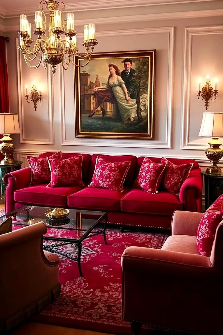 Red and Gold Color Palette for Elegance
