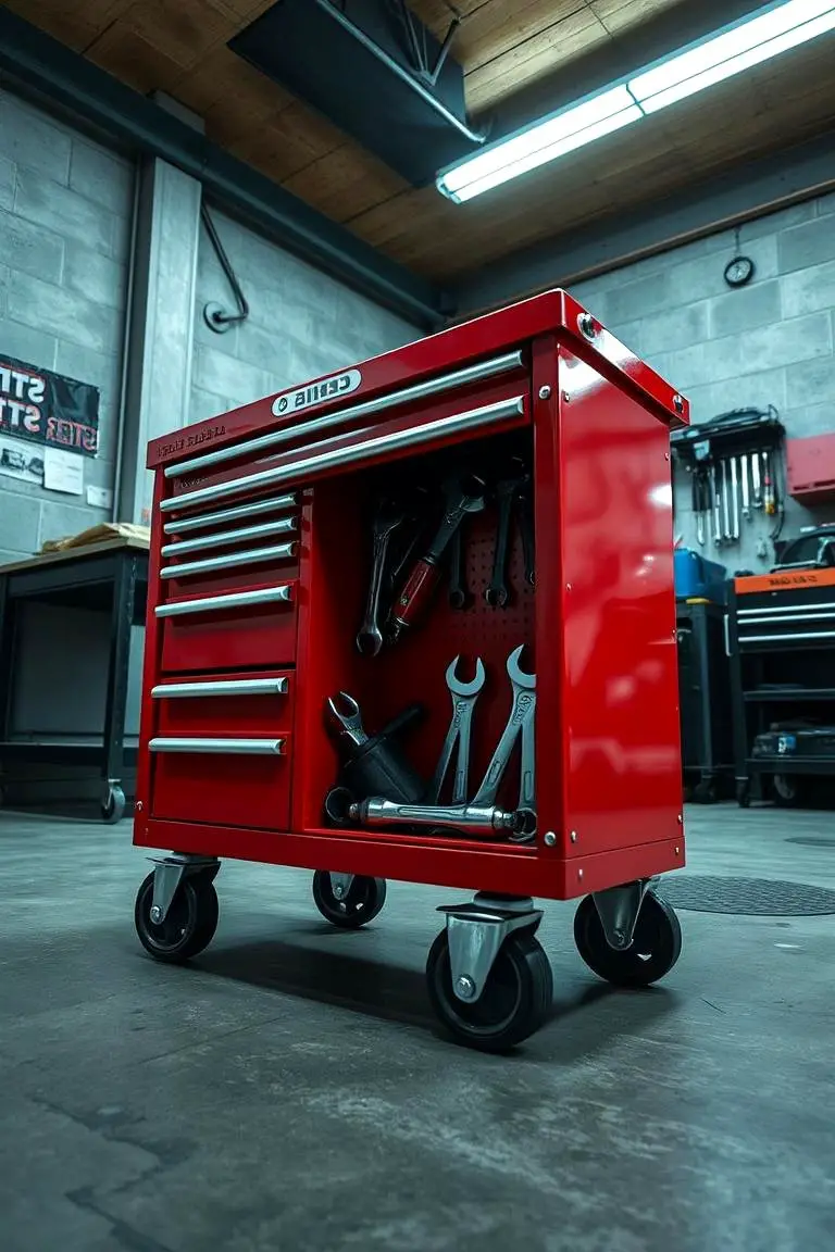 Rolling Storage Carts for Mobility