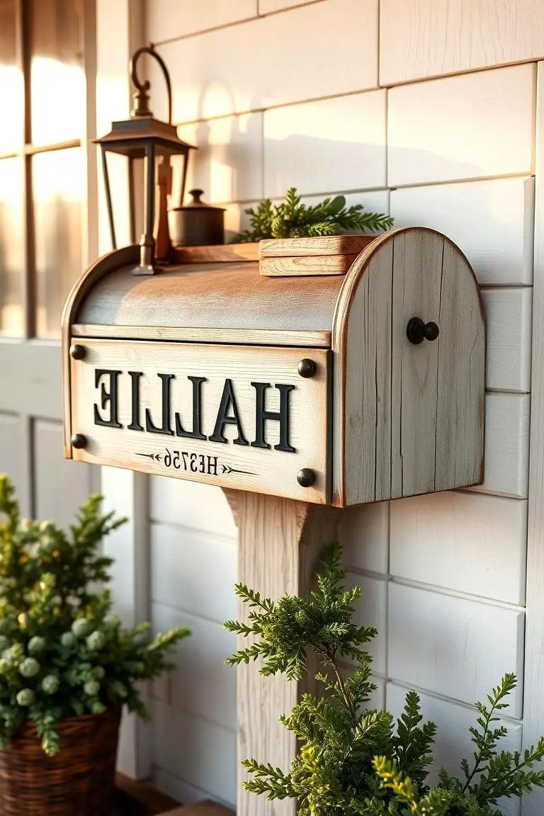 Farmhouse Mailbox Decoration