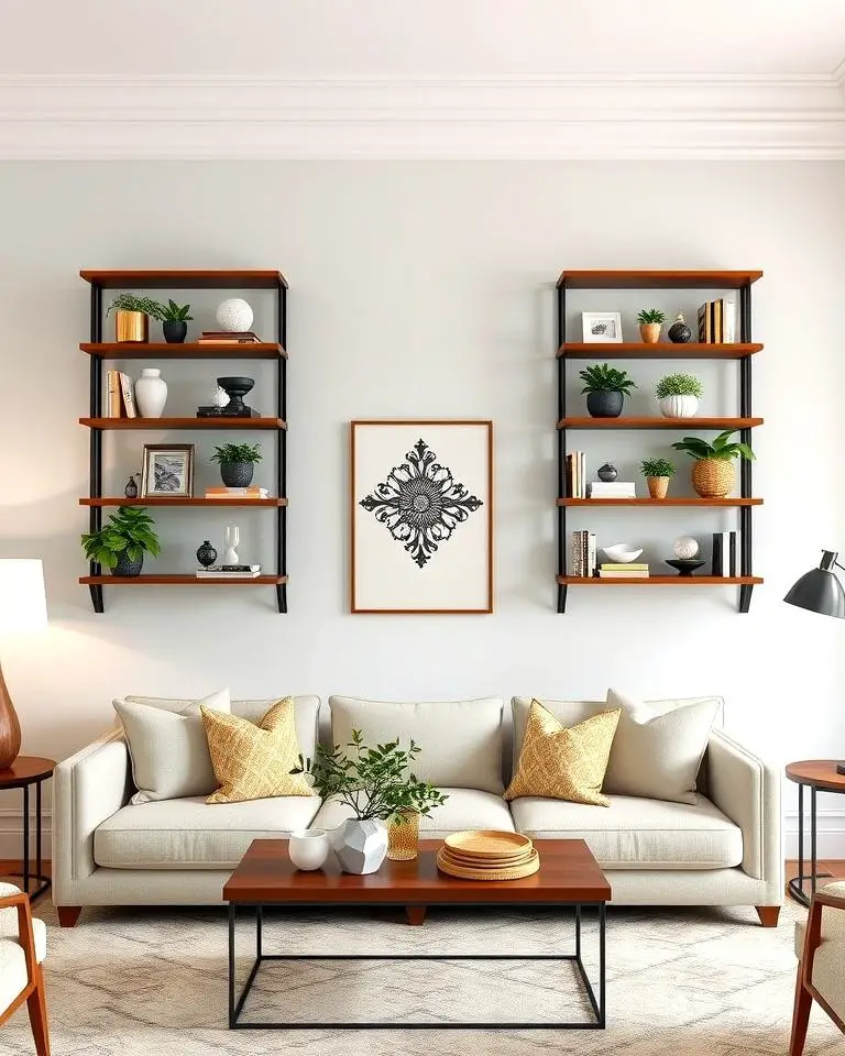Identical Wall Shelves