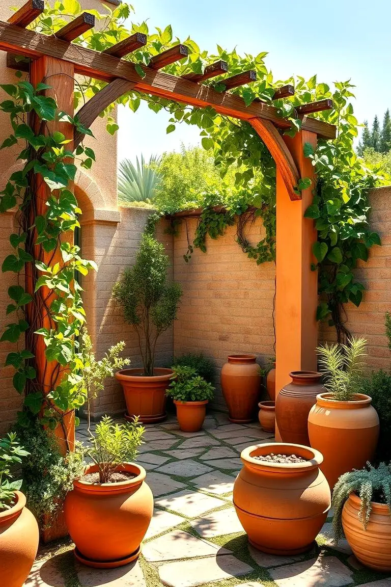 Terracotta Trellis Oasis
