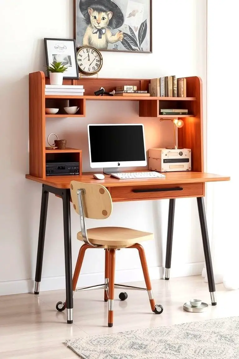 Retro Computer Desk
