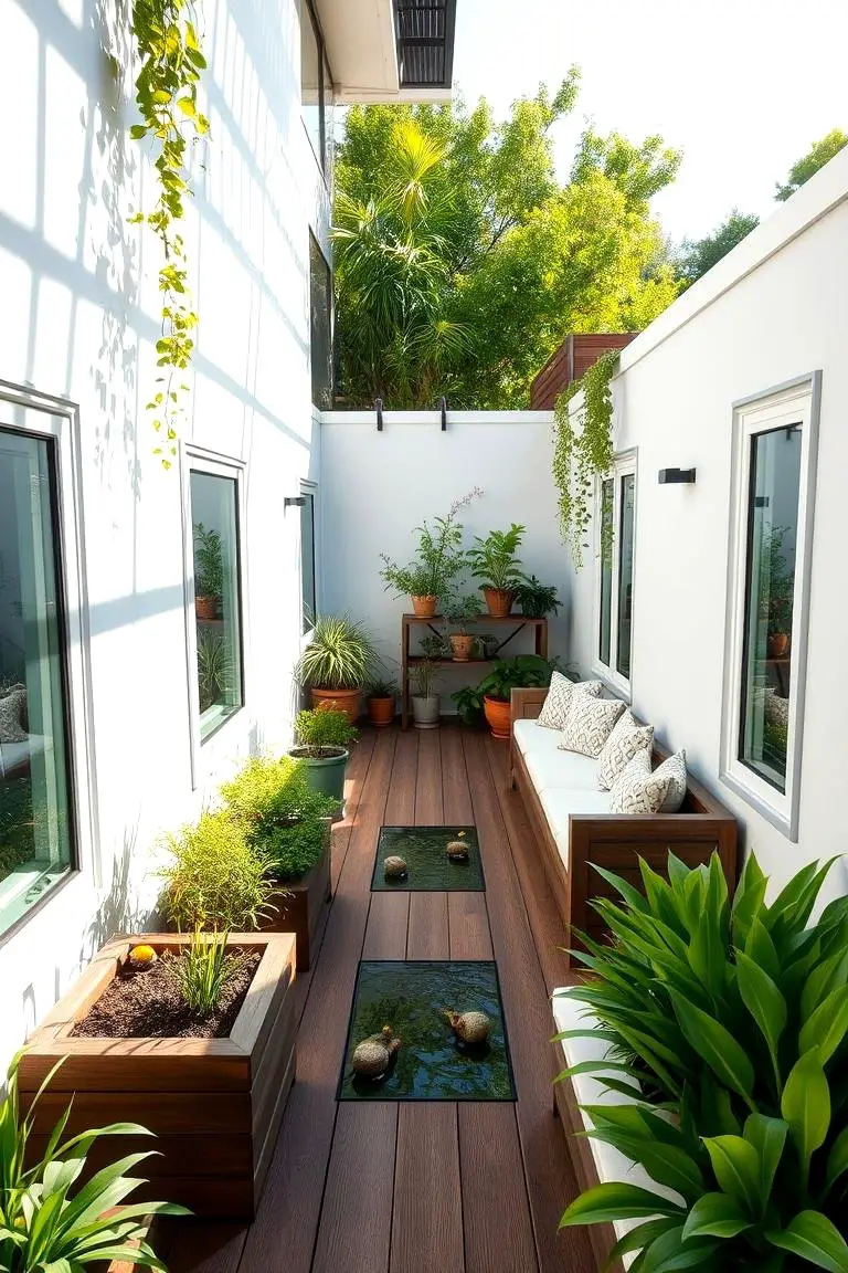 Sunlit Garden Deck