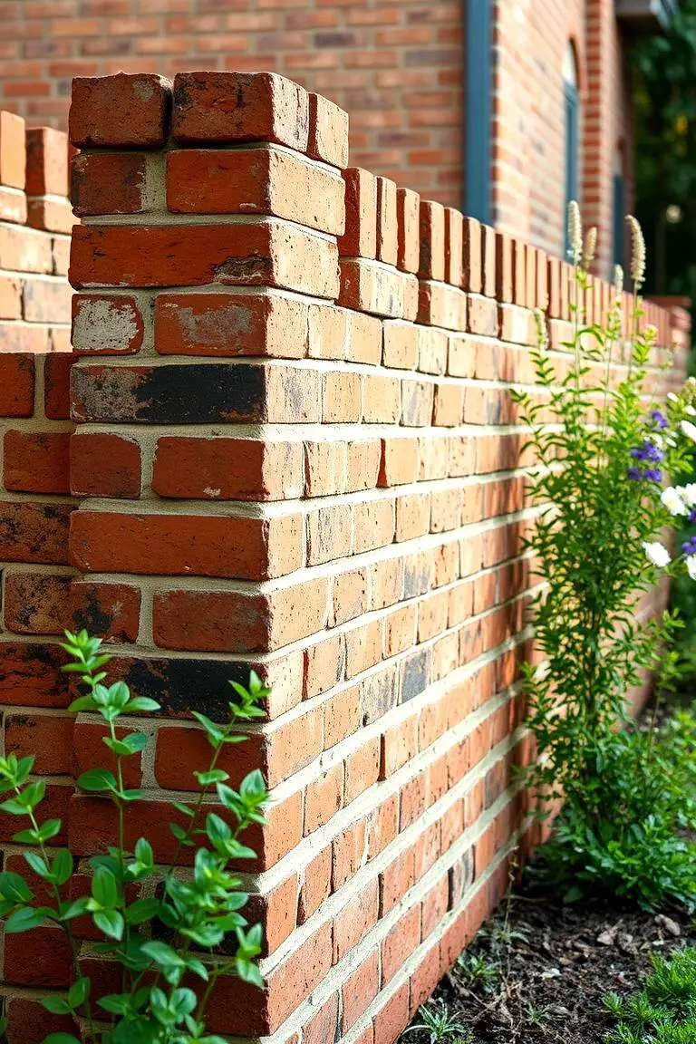 Rustic Brick Border