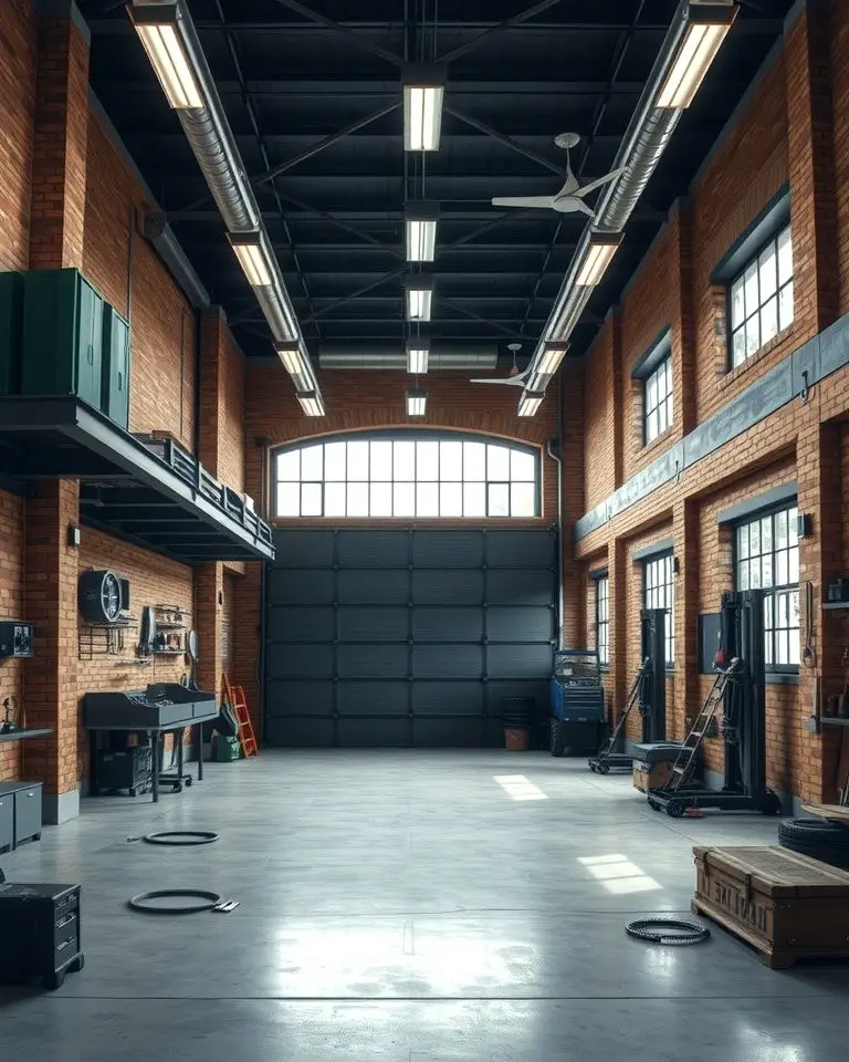 Industrial-Style Garage