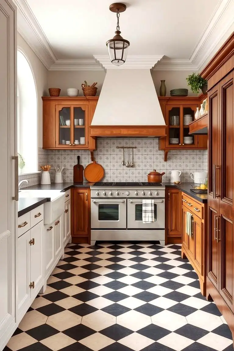 Classic Checkerboard Elegance