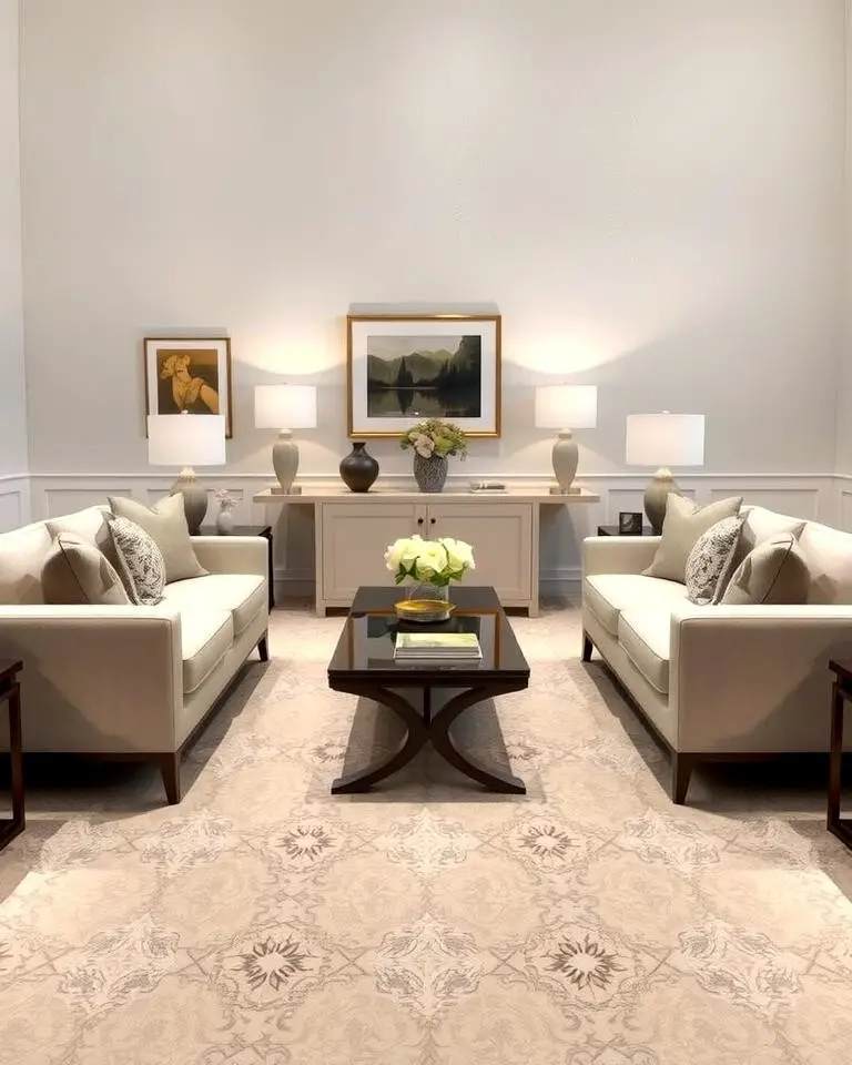 Balanced Furniture Arrangement