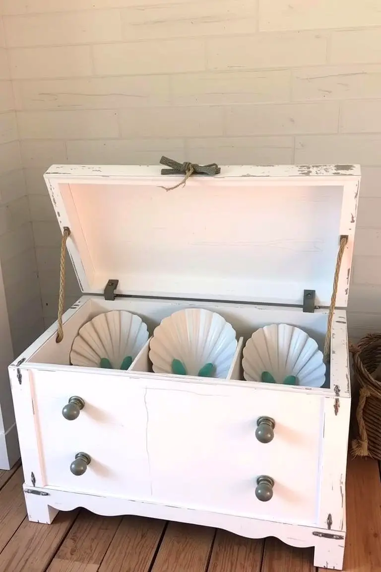 Coastal-Themed Jewelry Chest