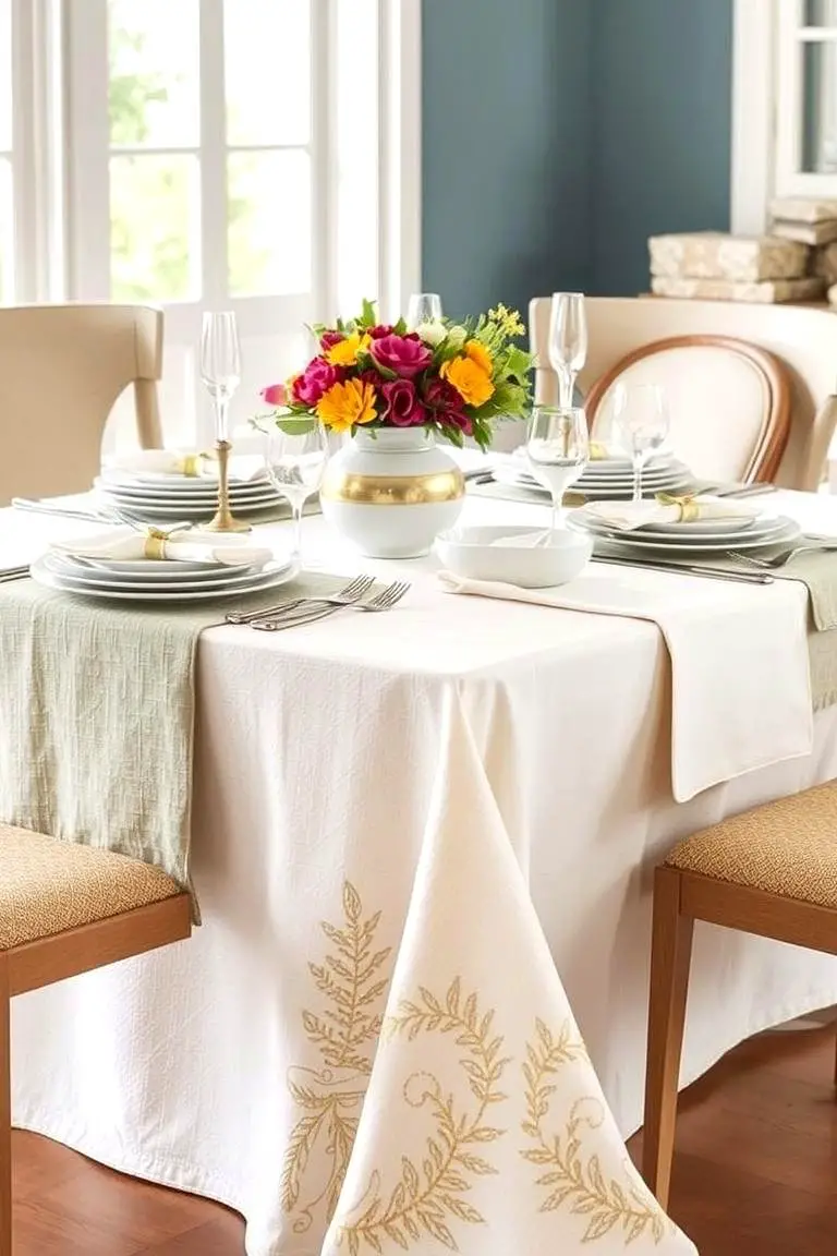 Seasonal Table Linen Elegance