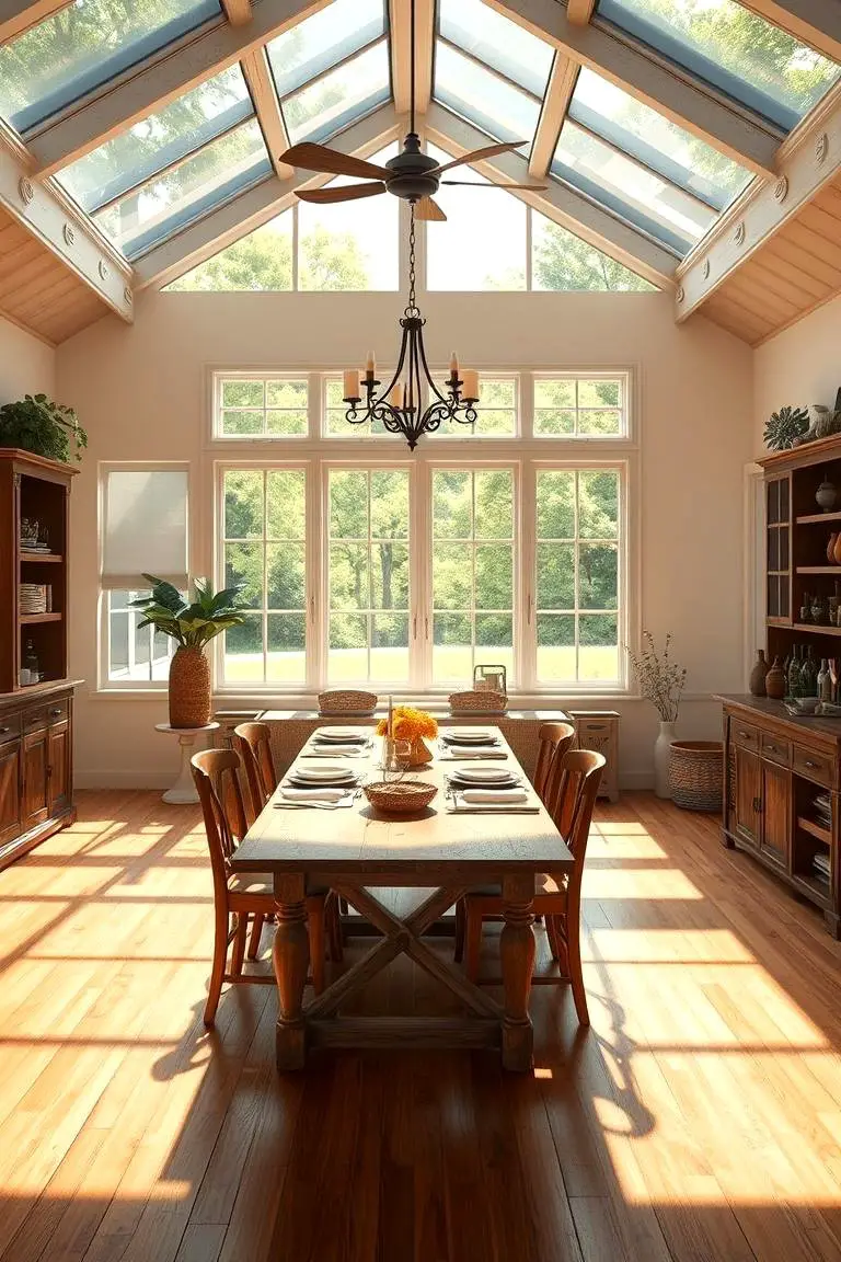 Sun-Kissed Dining Area