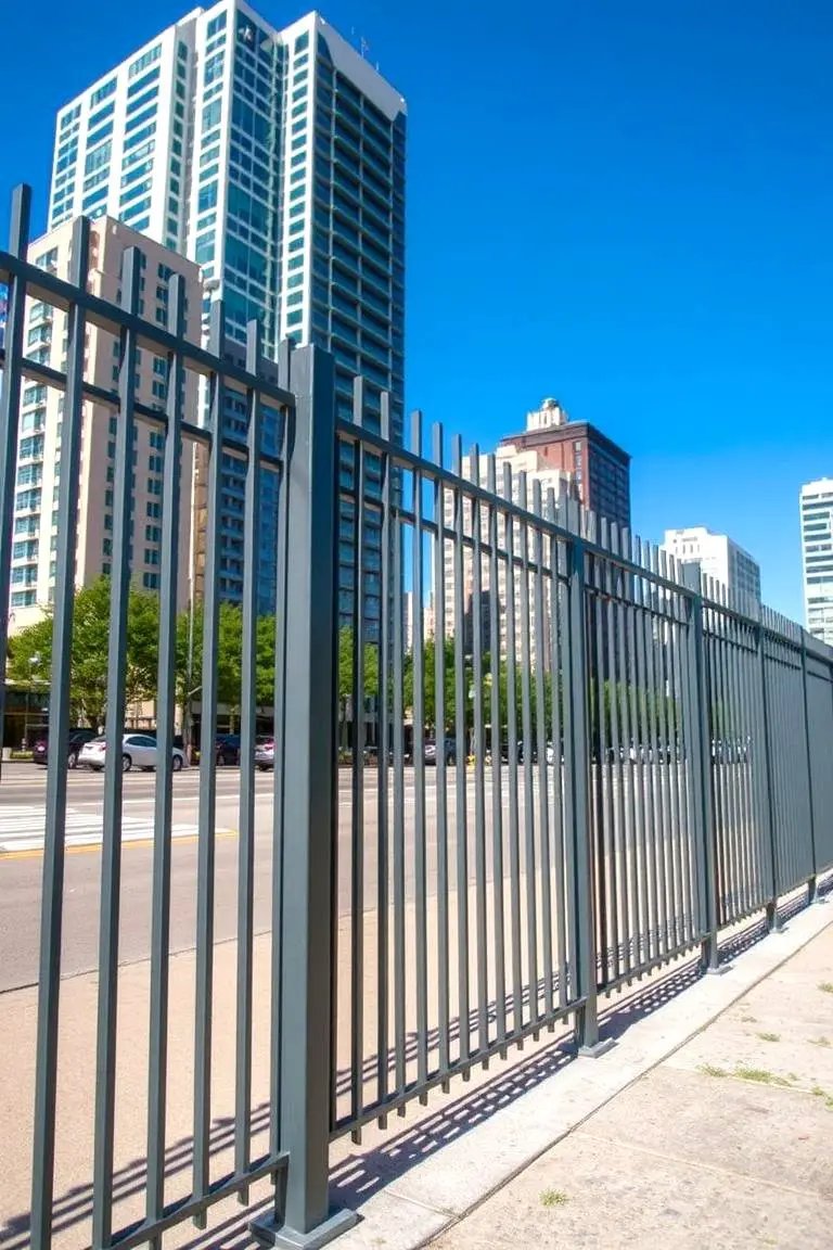 Minimalist Steel Fence
