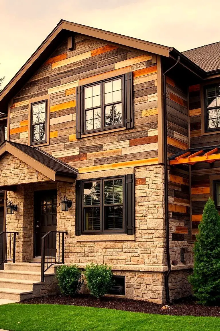 Mixed Material Siding