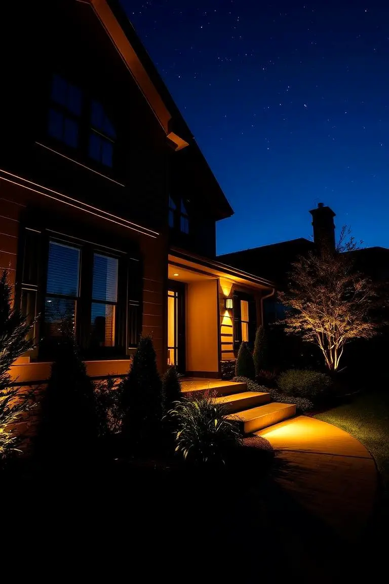 Dramatic Outdoor Lighting