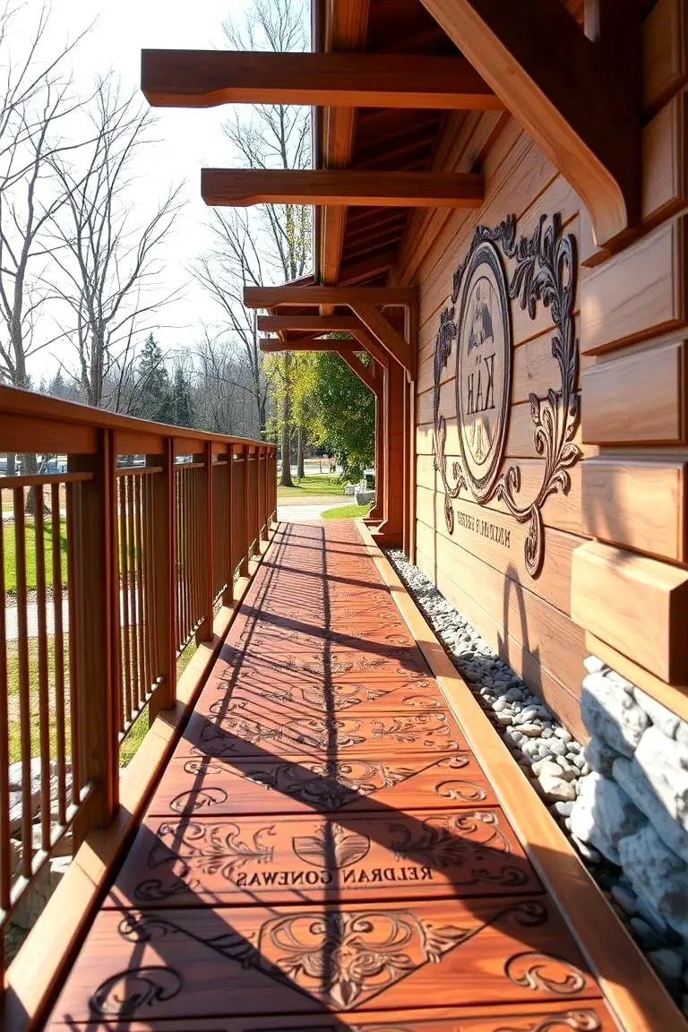 Custom Engraved Path