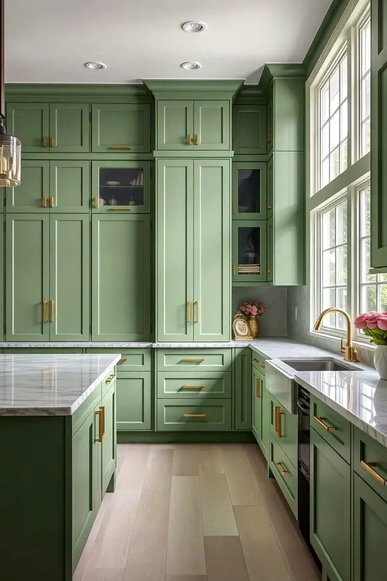 Custom Painted Cabinetry