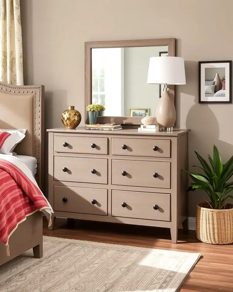 Taupe Dresser