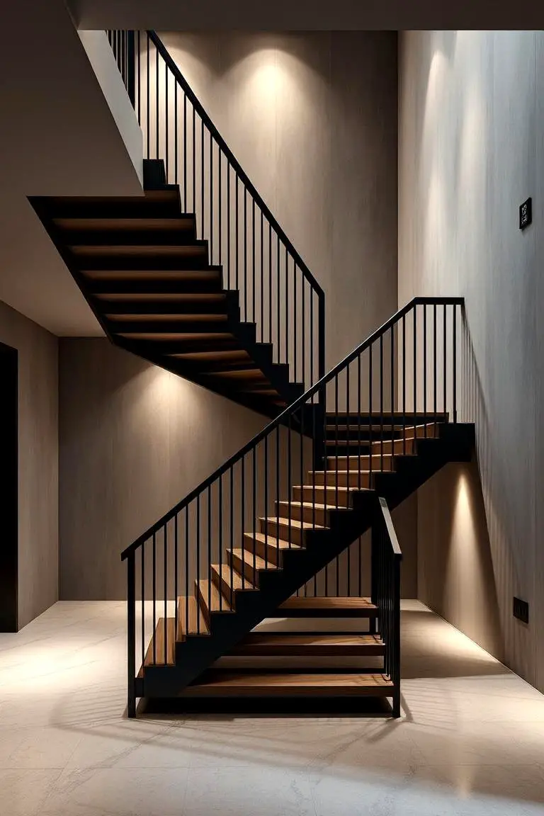 Asymmetrical Design Staircase
