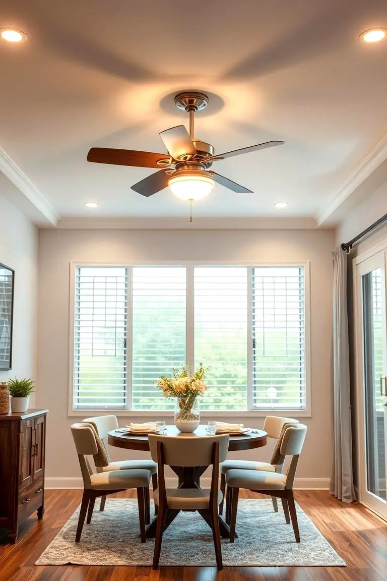 Integrated Ceiling Fan Lighting