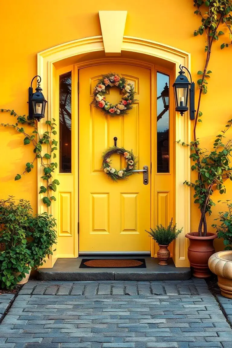 Charming Yellow Welcome