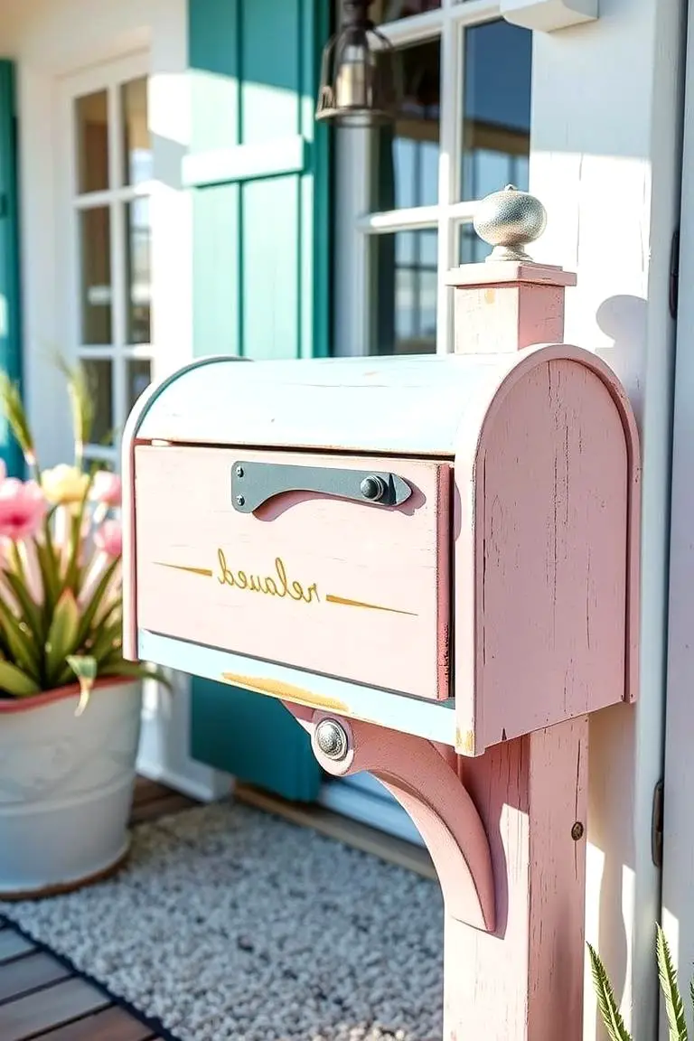 Coastal Chic Mailbox Styling