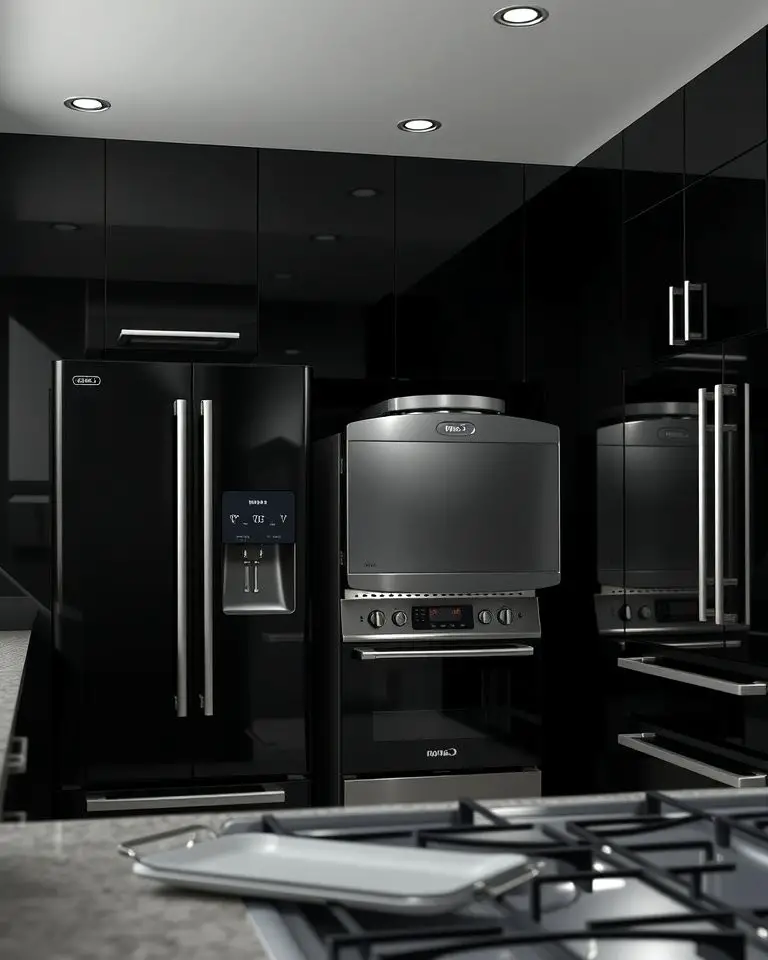 Monochromatic Magic with Black Walls