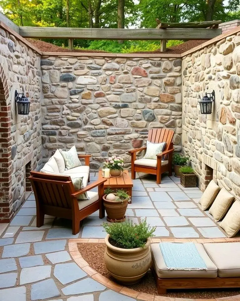 Rustic Stone Enclosure