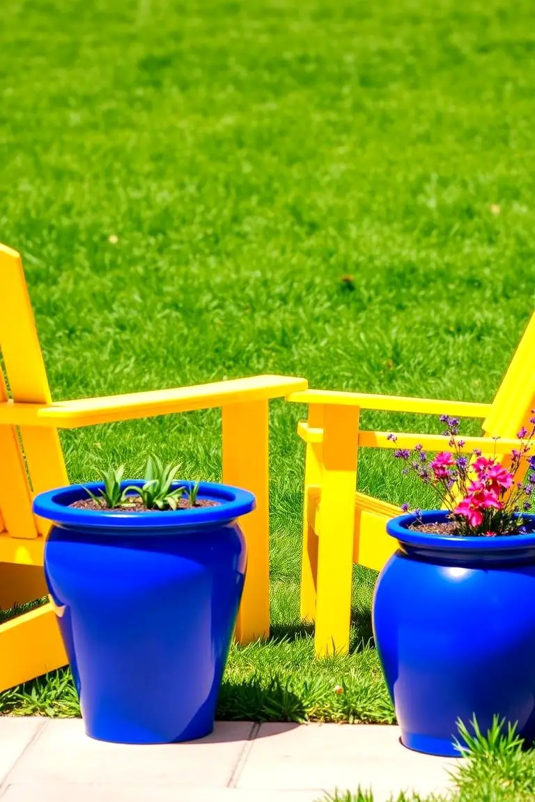Painted Outdoor Accents