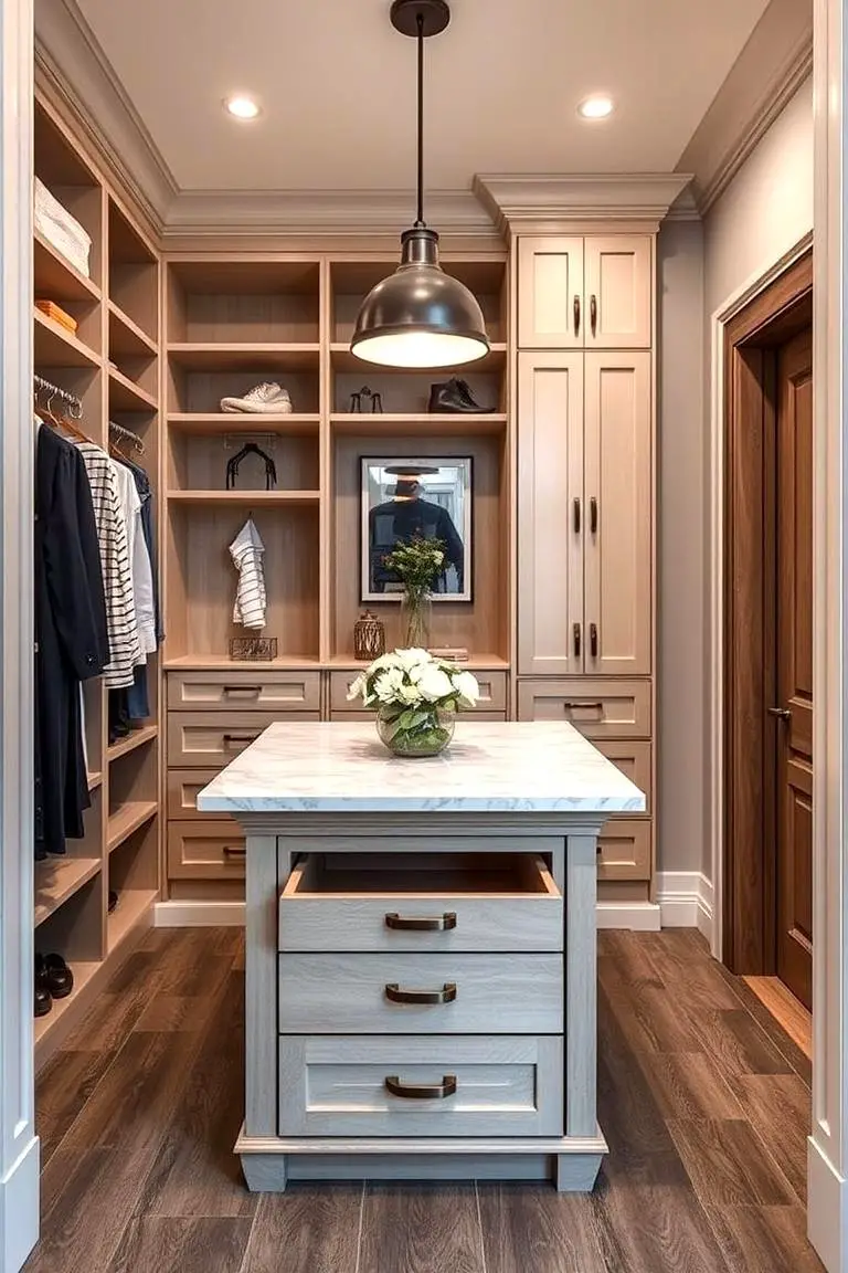 Designing a Compact Closet Island
