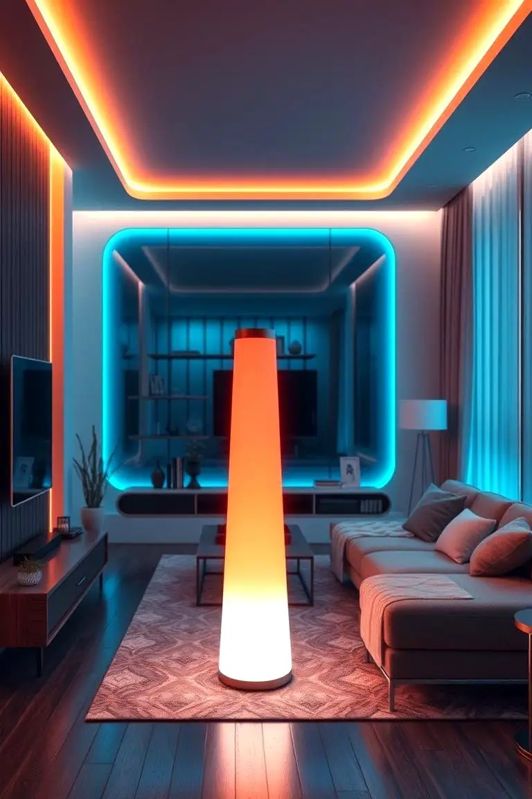 Smart Home Compatible Floor Lamp