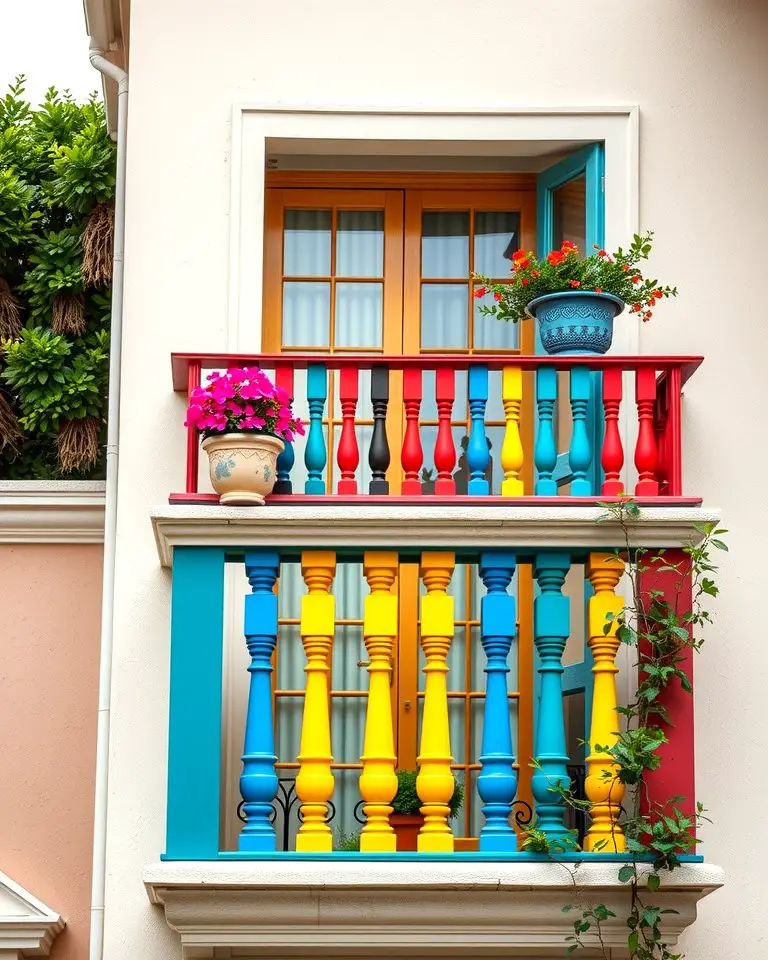 Vibrant Painted Accents