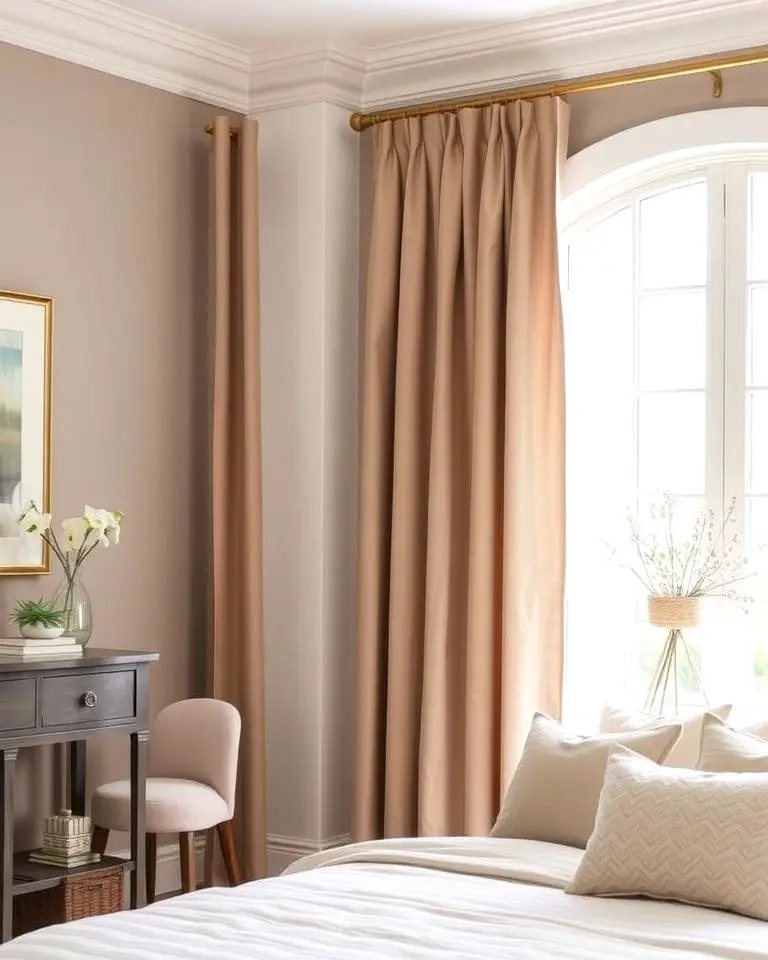 Taupe Curtains